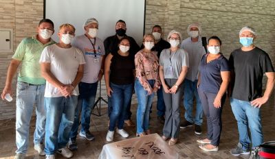 notícia: Prefeitura de Benevides realiza capacitação de batedores de açaí 