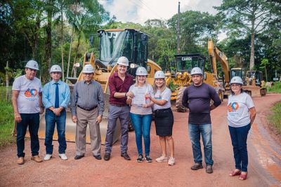 galeria: Assinatura da Ordem de Serviços de Asfalto no Juquiri