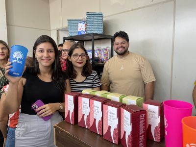 notícia: Benevides Recicla inaugura espaço Eco Troca na SEMED 