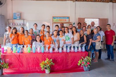 notícia: Inaugurados 5 novos Espaços Eco Troca do programa “Benevides Recicla” 