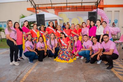notícia: Centro de Saúde da Mulher e da Criança realiza evento em alusão ao Outubro Rosa