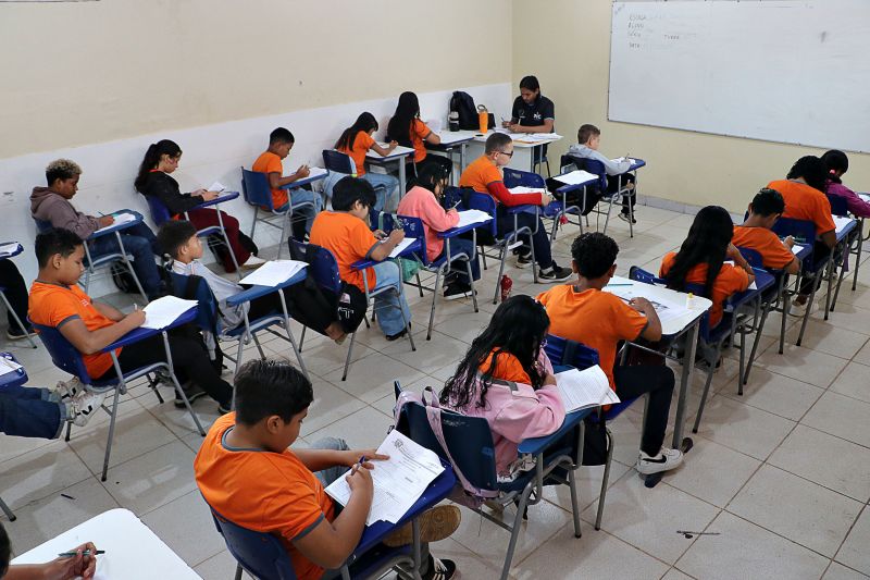APLICAÇÃO DA AVALIAÇÃO DIAGNÓSTICA -  ESCOLA SANTA LUZIA <div class='credito_fotos'>Foto: Márcio Souza &nbsp;&nbsp;|&nbsp;&nbsp; <a href='/midias/2025/originais/8078_a28c4bc0-7fd7-e98d-7185-202259a13264.jpg' download><i class='fa-solid fa-download'></i> Download</a></div>