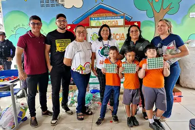 notícia: Escola Professora Didi inaugura o primeiro ponto de Ecoclubinho em Benevides 