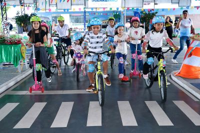 notícia: Comitê das Crianças de Benevides visita o Detranzinho e aprende sobre segurança no trânsito