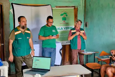 notícia: Projeto Sala Verde leva curso de produção de compostagem para a comunidade Nelson Mandela - Benfica