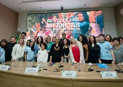 notícia: Experiência da "COP das Crianças" é Destaque no Ministério do Meio Ambiente em Brasília-DF.