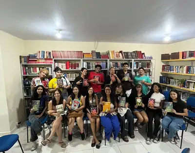 notícia: A Biblioteca Municipal de Benevides foi certificada como integrante do Sistema Nacional de Bibliotecas Públicas